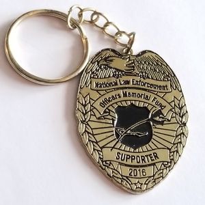 National Law Enforcement Officers Memorial Keychain 2016 Badge Fund